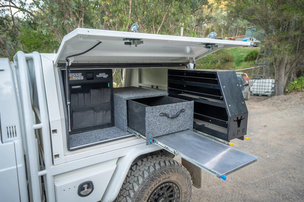 Water & dust-resistant storage for hunting expeditions