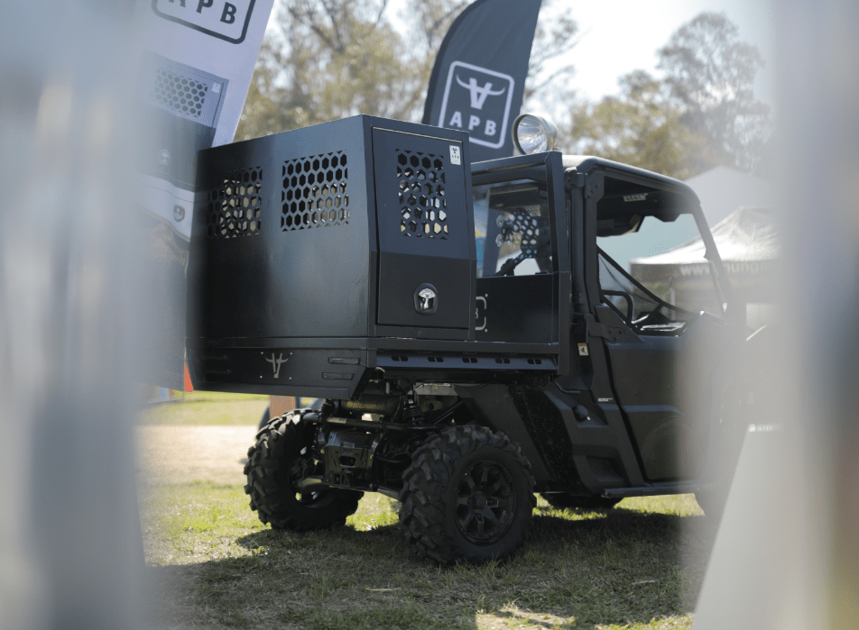 Unleash the Power of Versatility: UTV Tray + Dog Boxes for the Ultimate Hunting Experience