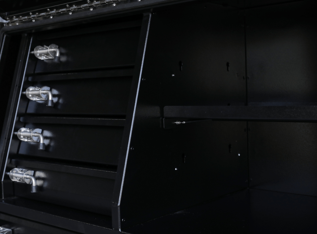 1400mm 5drawer gullwingtoolbox black 04-min