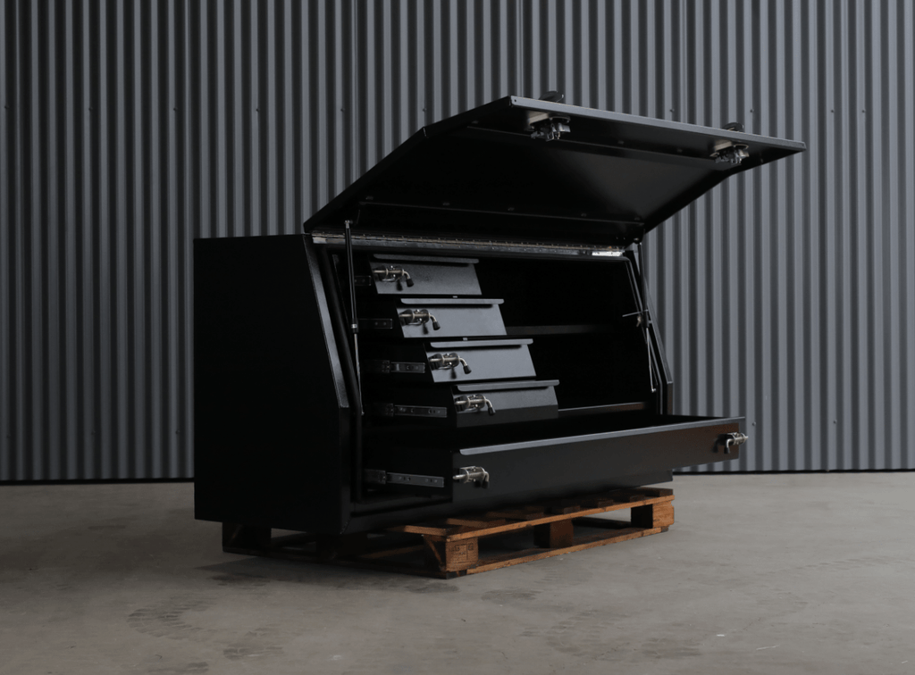 1800mm 5drawer gullwingtoolbox black 01-min