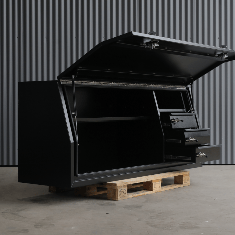 2100mm 3 Drawer Gullwing Toolbox | Single Cab Storage | Apboxes