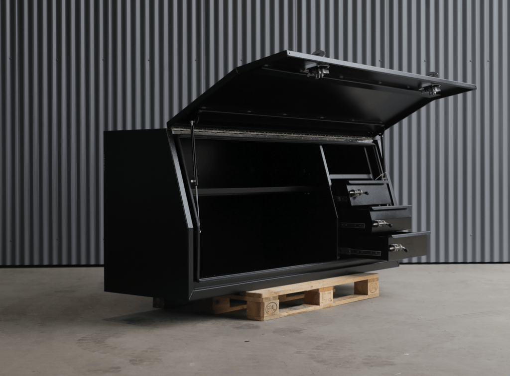 2100mm 3drawer gullwing toolbox black 01-min
