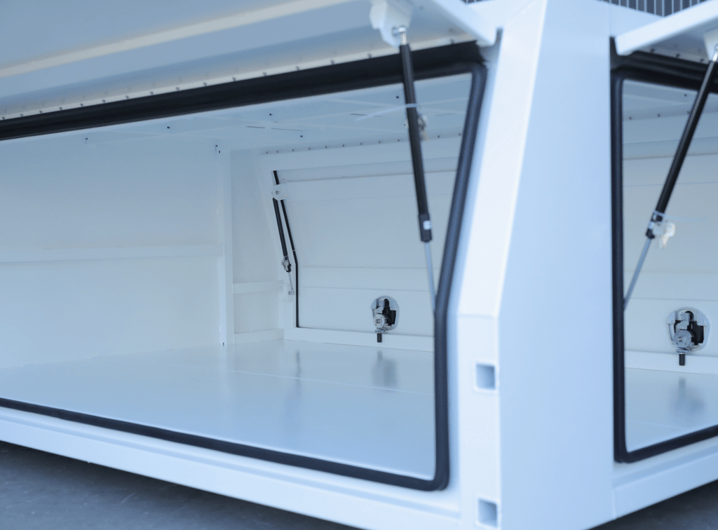 Discover superior storage solutions with the 2400mm 3 door jack-off gullwing canopy white model from australian performance boxes—built for performance and reliability.