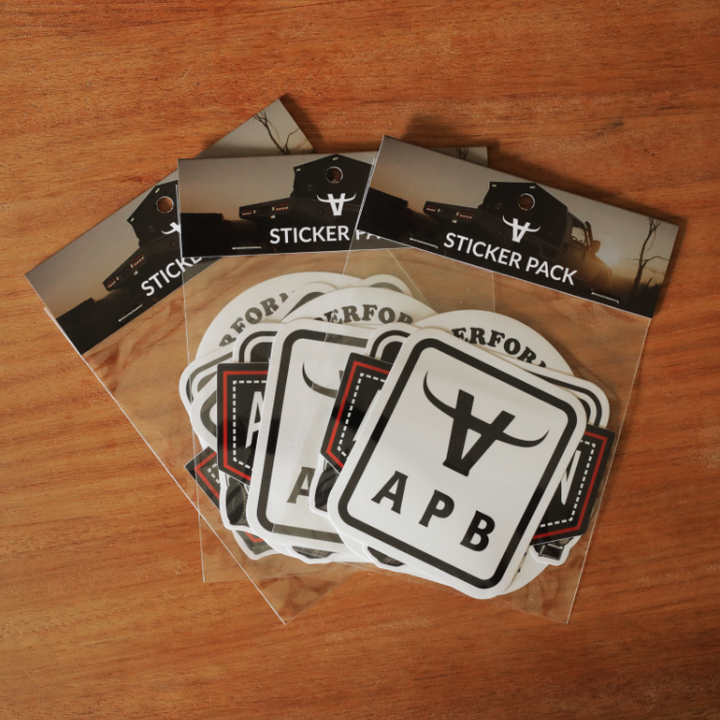 Australian Performance Sticker Sticker Pack (4) | Australian Performance Boxes | Aluminium Canopies