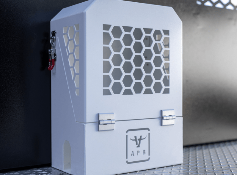 Jerry Rigged Box Lockable Jerry Can Holder | Australian Performance Boxes | 4wd Storage