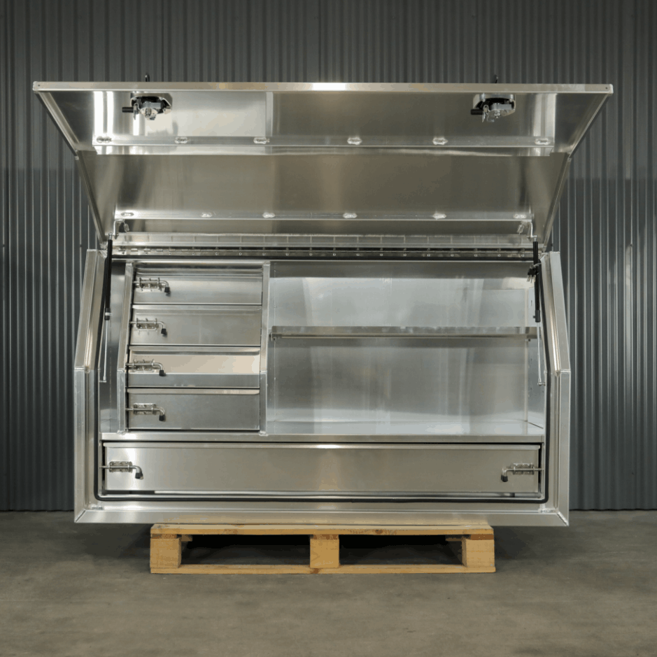 LC79 1800mm 5 Drawer Gullwing Toolbox | Dual Cab Ute Storage | Apboxes