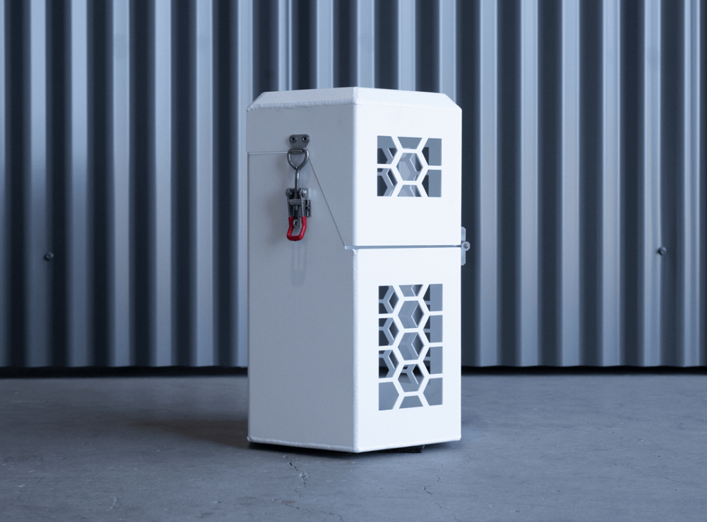 Lockable gasbottleholder white 02-min