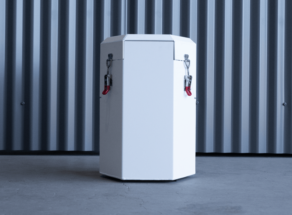 Lockable gasbottleholder white 03-min