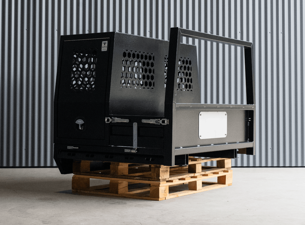 Utv 1-2 tray sides  dogboxrear  black 06-min