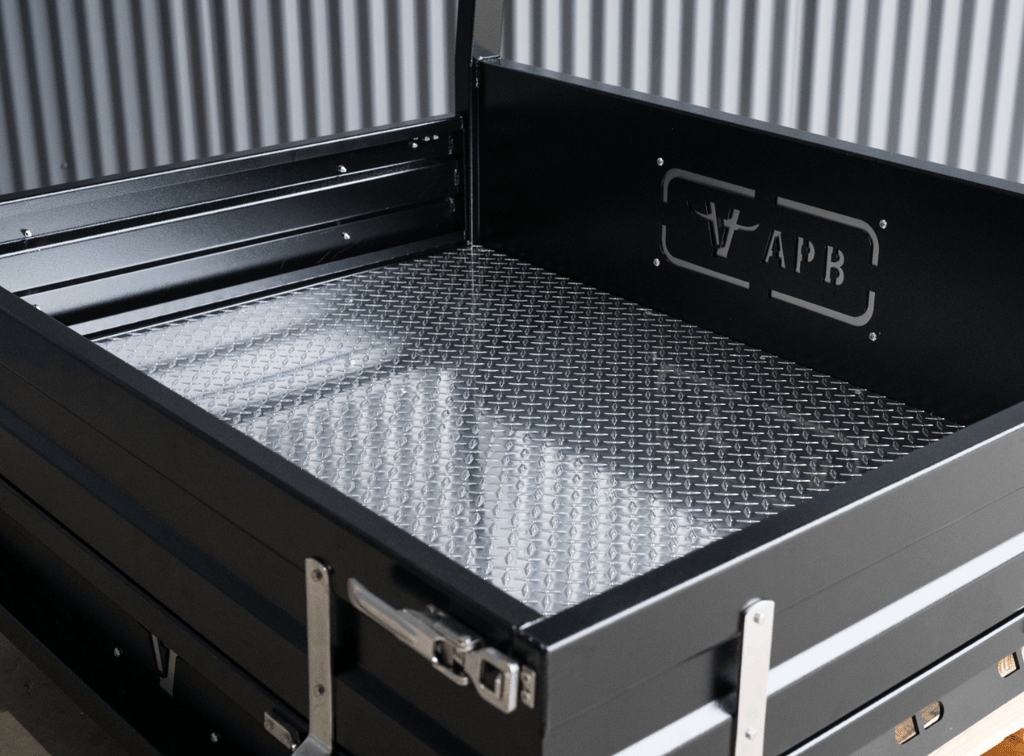 Utv full tray sides black 07-min