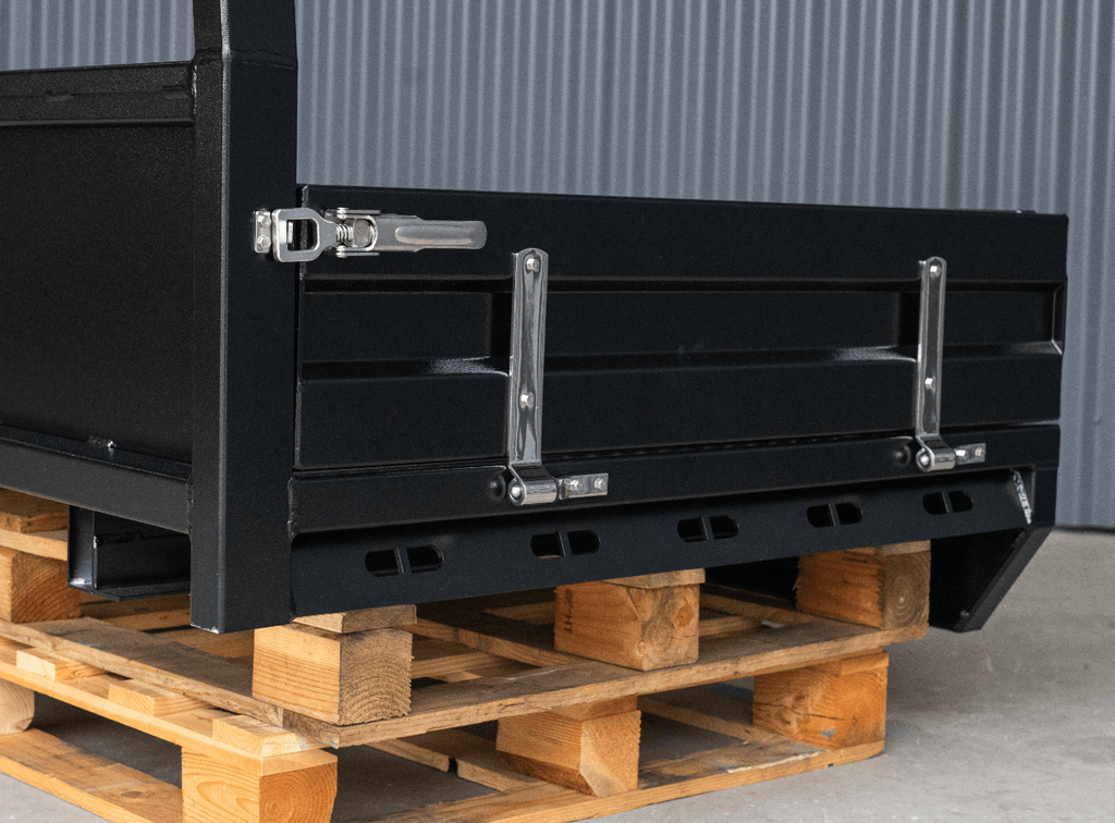 Utv full tray sides black 08-min